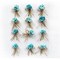 Pack of 3 - Little Birdie Paper Bouquet 12/Pkg-Song Of The Sea